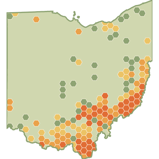 Ohio fun roads heat map